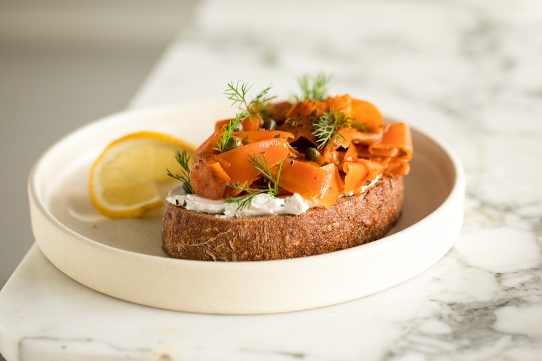 Baked salmon & sweet potato