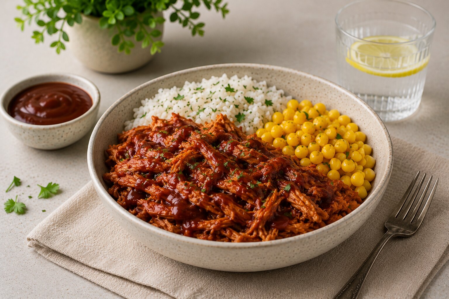 BBQ Pulled Chicken Bowl