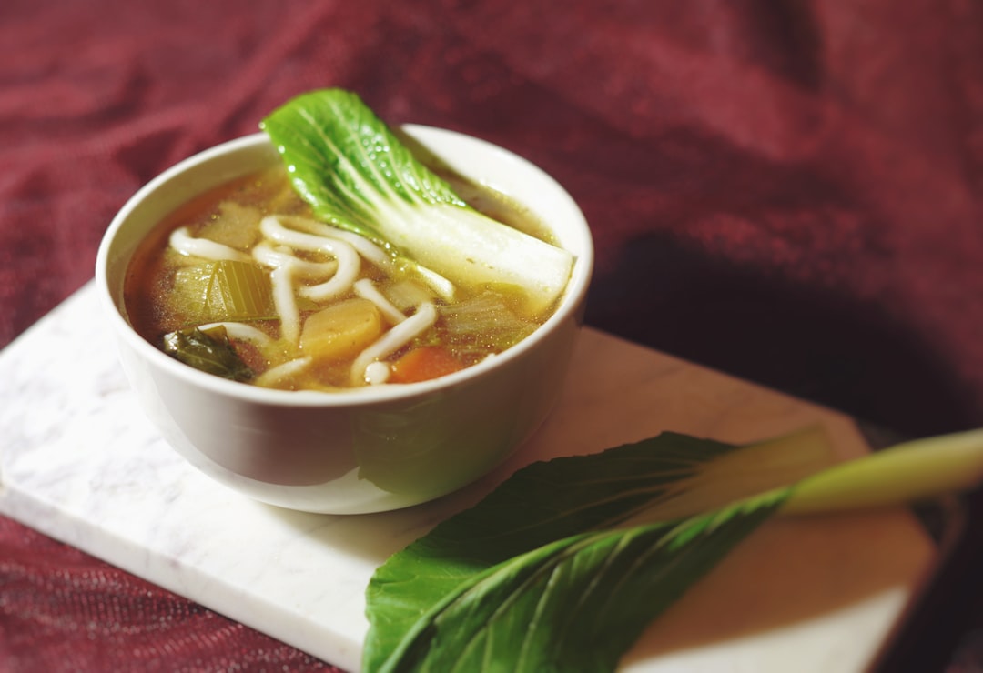 Chicken soup with veg