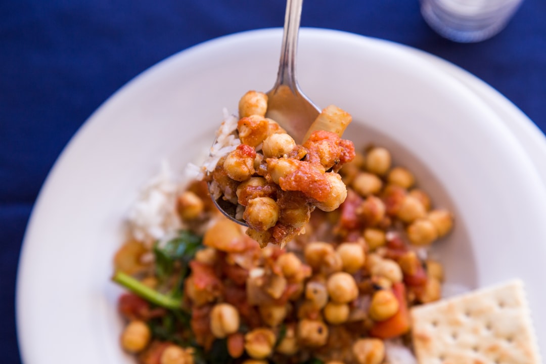 Chickpea & spinach bowl