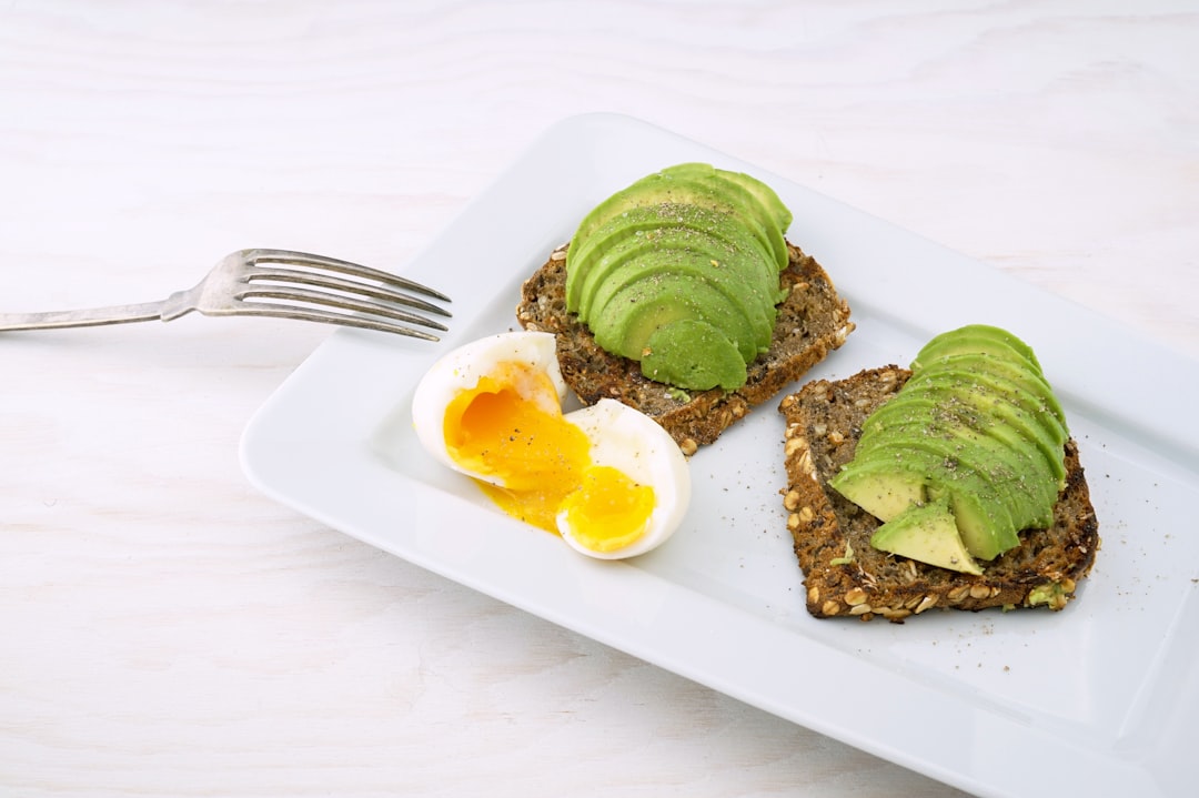 Hard-boiled eggs & avocado
