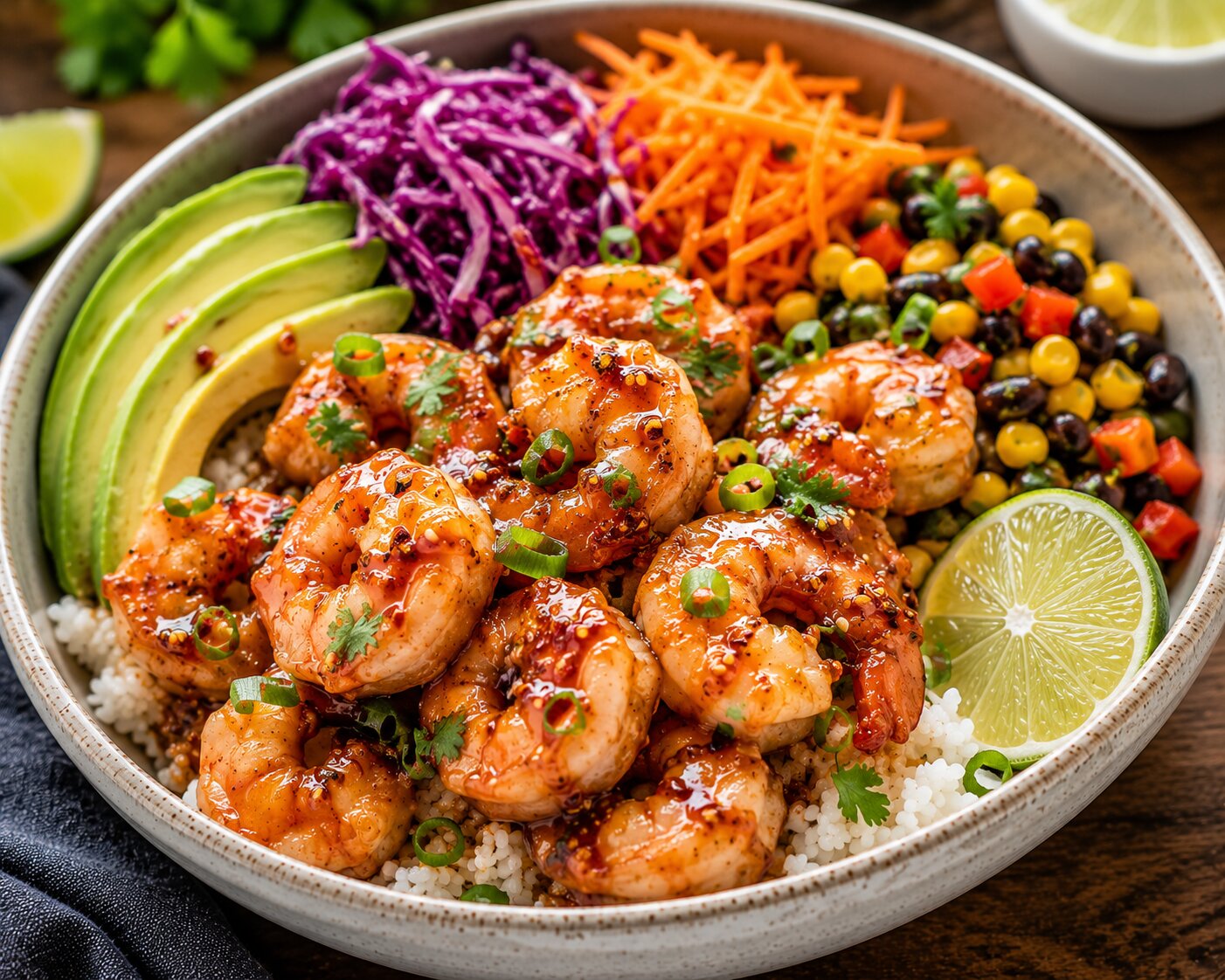 Sweet Chili Shrimp Bowl