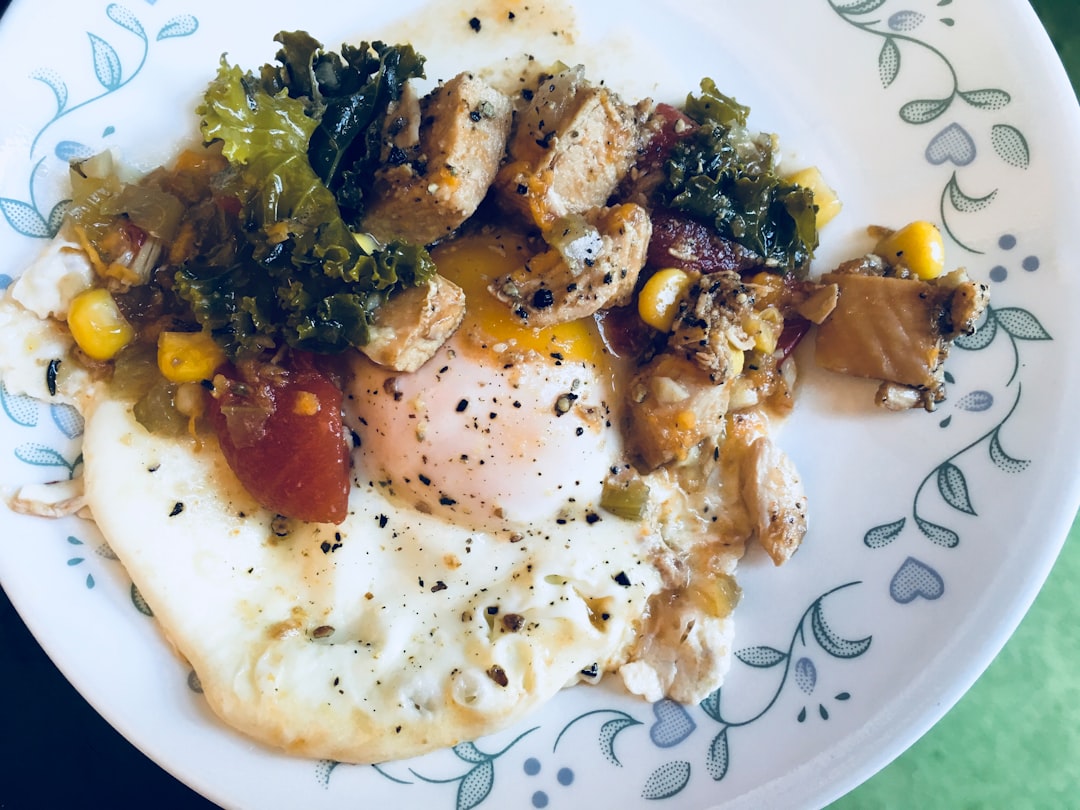 Turkey & egg breakfast bowl